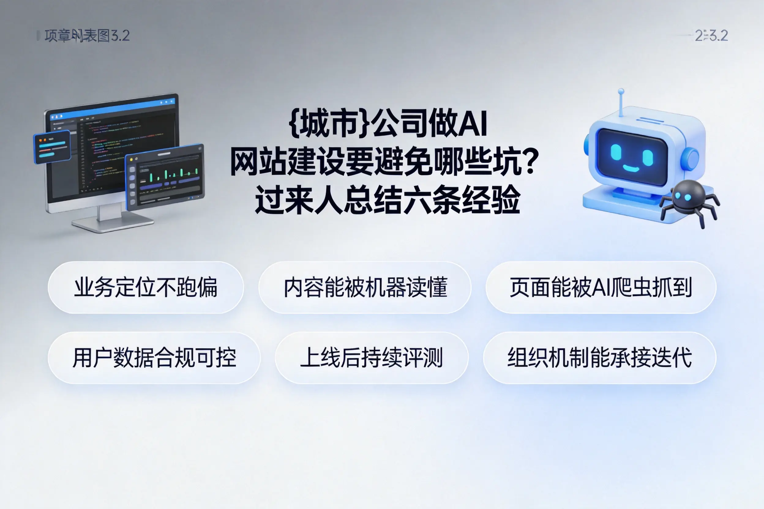 河池公司做AI网站建设要避免哪些坑?过来人总结六条经验