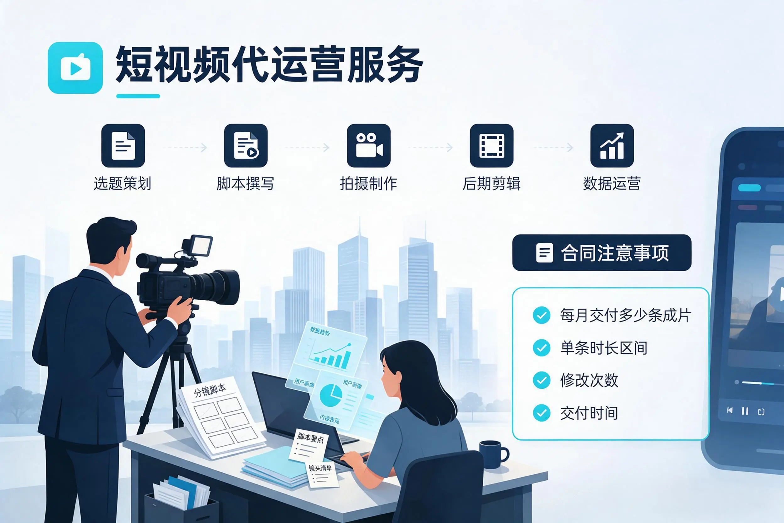 短视频代运营包含哪些服务？河池企业常见问题科普